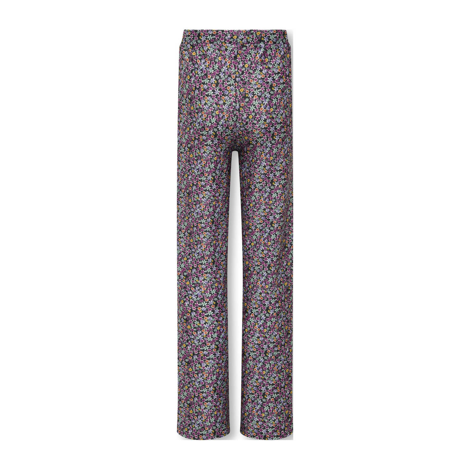 ONLY KIDS GIRL wide leg casual broek paars