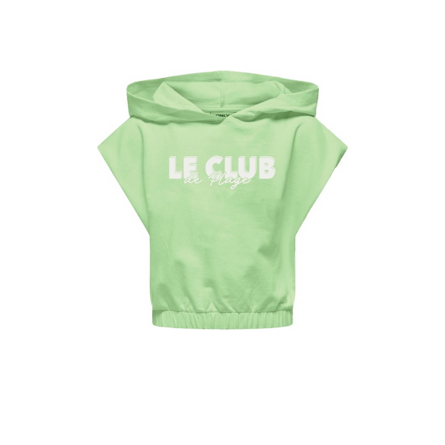 ONLY KIDS GIRL hoodie felgroen