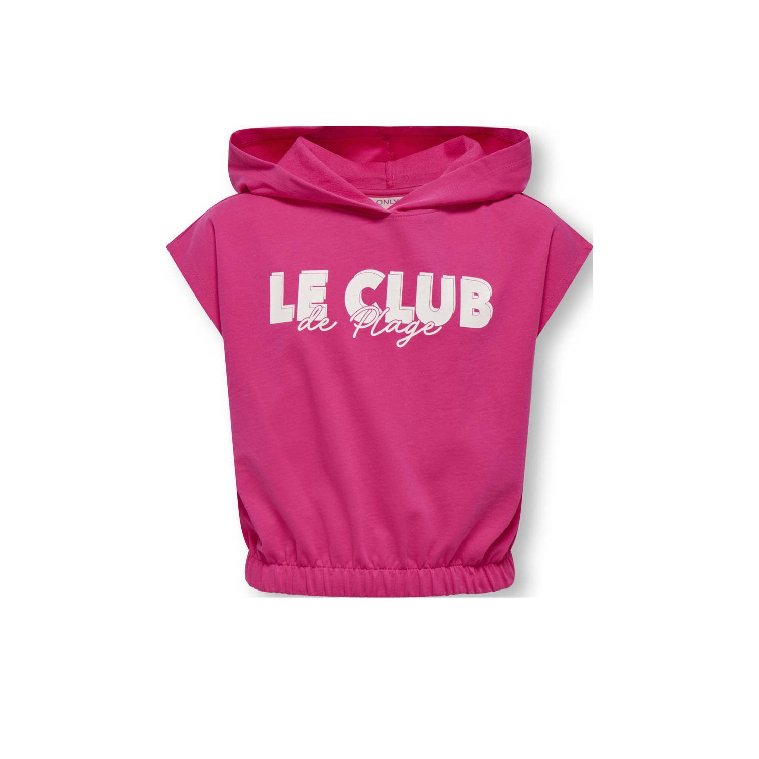 ONLY KIDS GIRL hoodie felroze