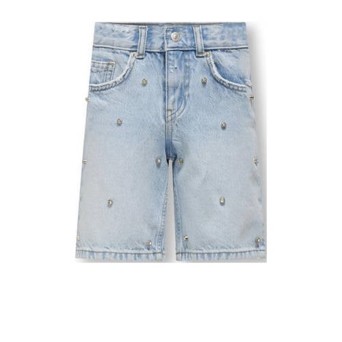 KIDS ONLY GIRL loose denim short light blue denim afbeelding
