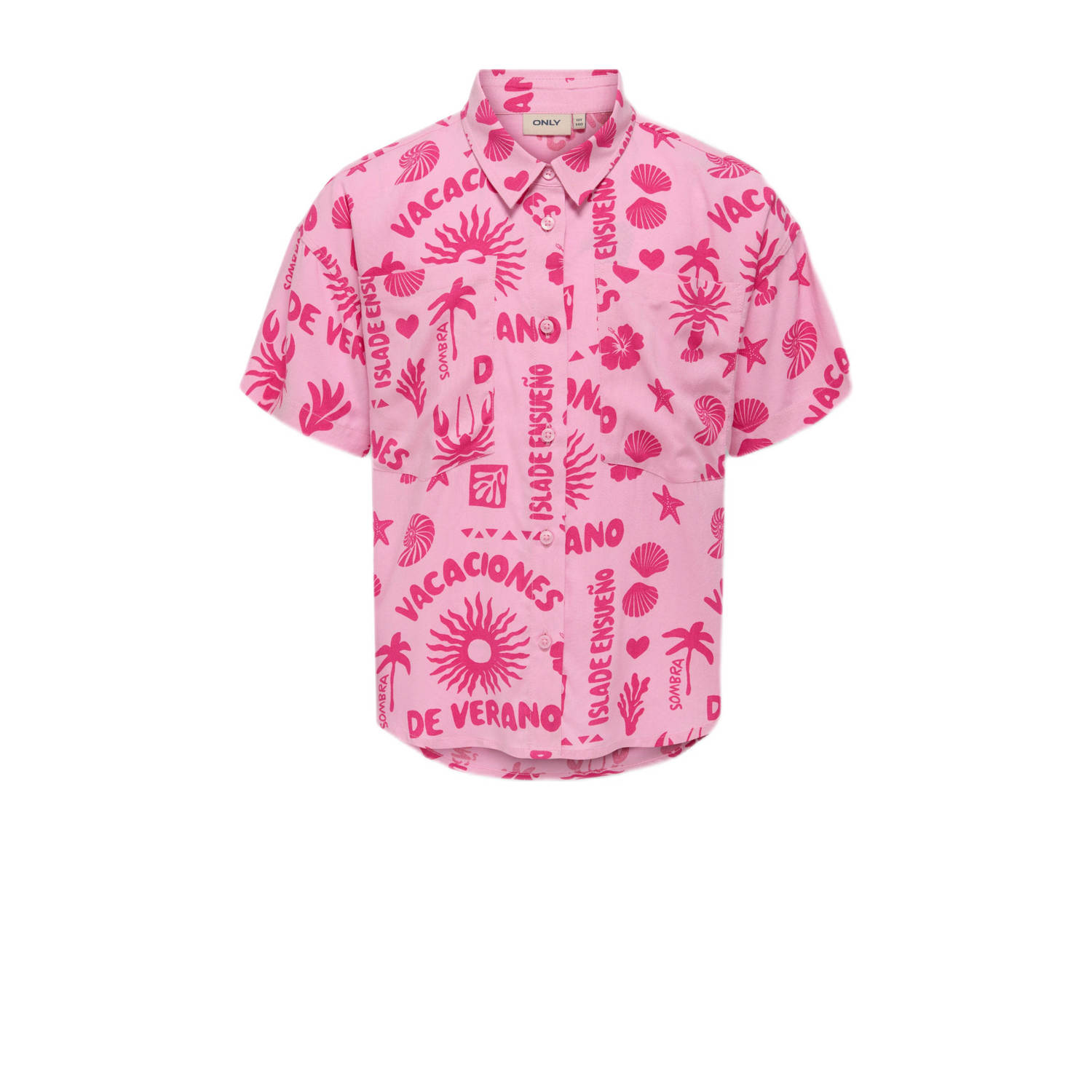 ONLY KIDS GIRL blouse roze
