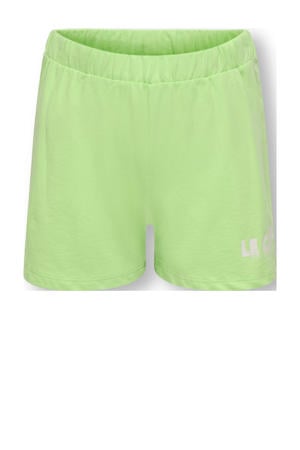 regular sweatshort felgroen