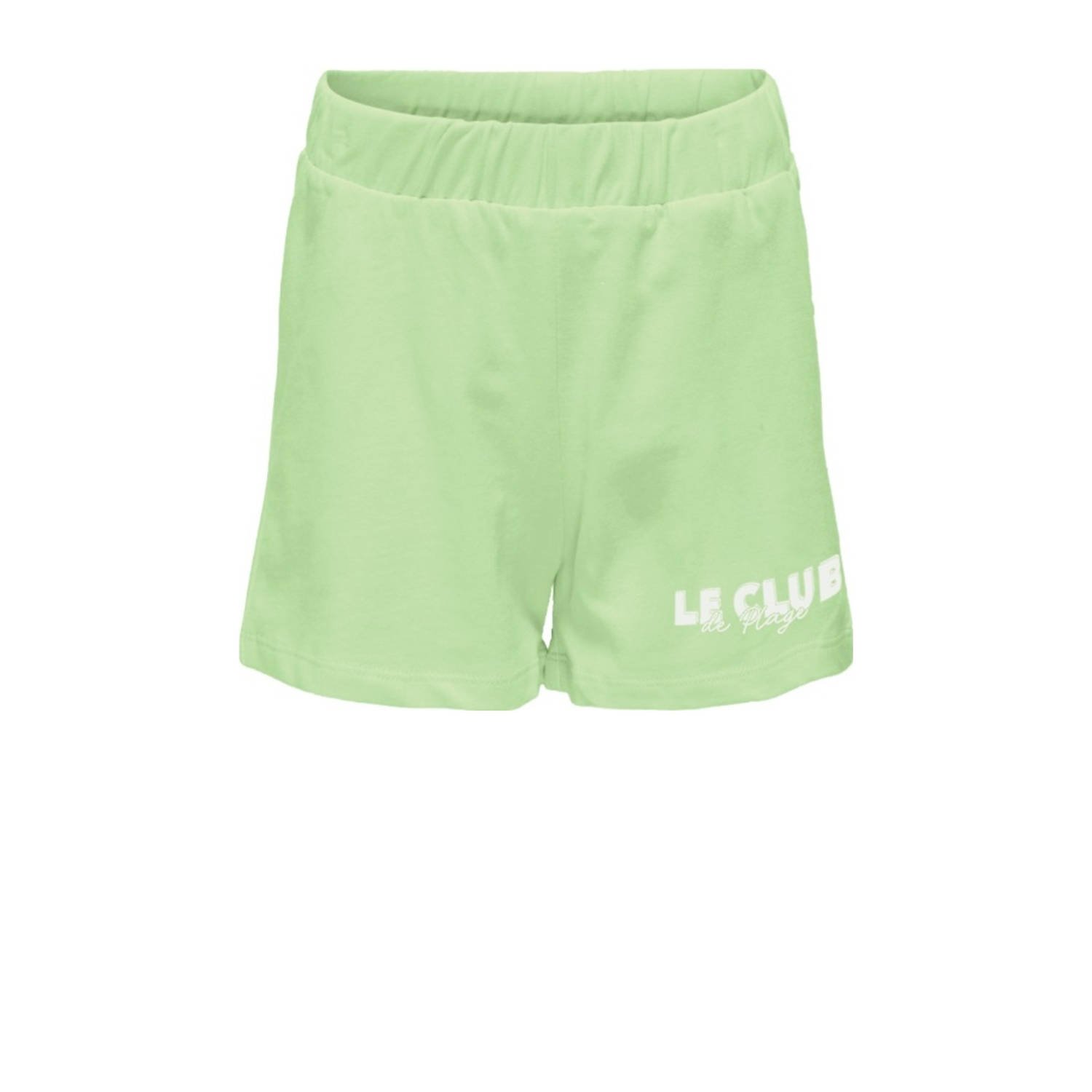 ONLY KIDS GIRL regular sweatshort felgroen