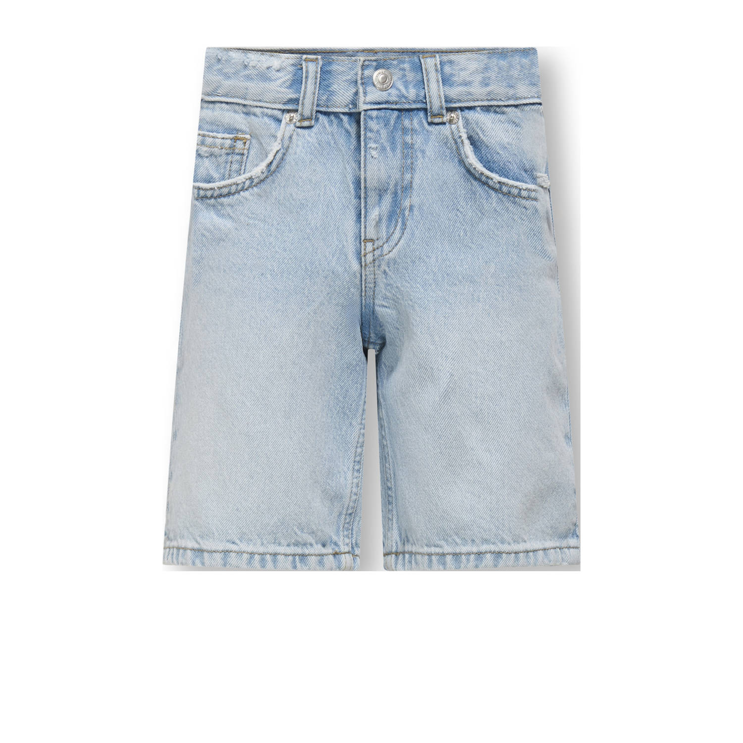 ONLY KIDS GIRL loose denim short light blue denim