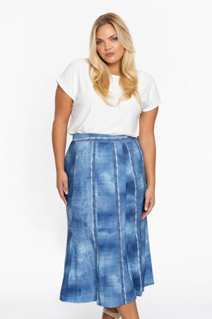 A-lijn rok blauw