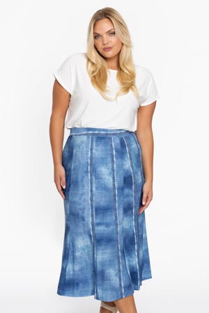 A-lijn rok blauw