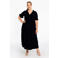YOEK jurk Plus Size - blauw