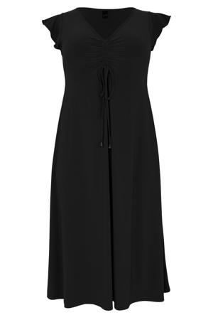 midi jurk zwart