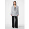 PIECES oversized blazer grijs