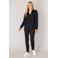 Base Level blouse travelstof zwart