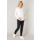 Base Level blouse travelstof wit
