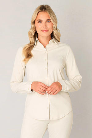 blouse travelstof zand