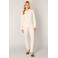 Base Level blouse travelstof zand