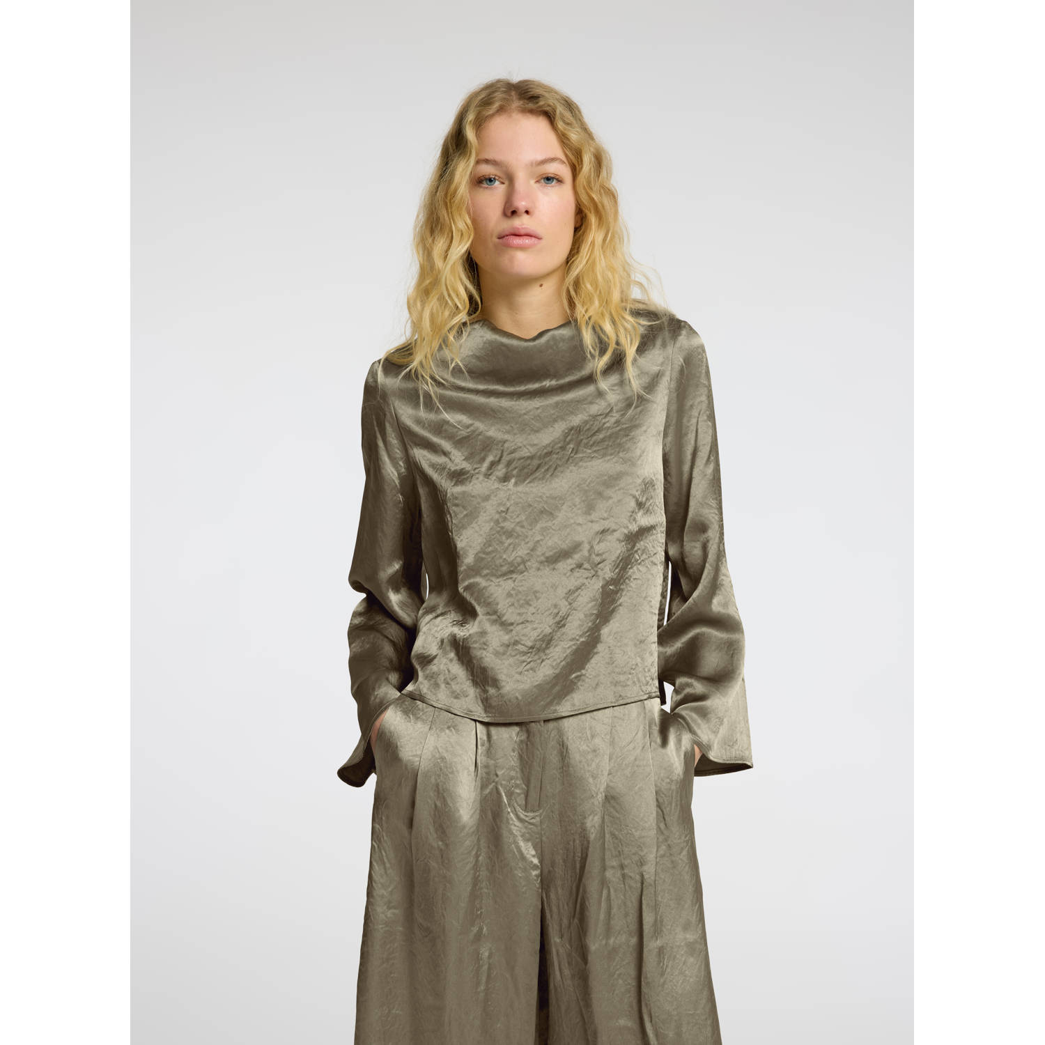 SELECTED FEMME top kaki