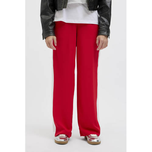 JJXX wide leg regular waist broek rood afbeelding