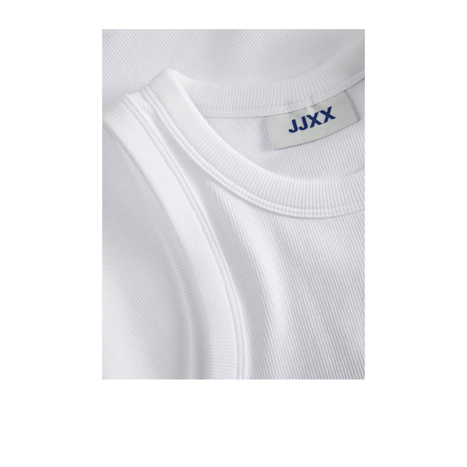 JJXX top wit rib gebreid