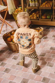 thumbnail: Z8 mini sweater Cosimo met backprint lichtoranje