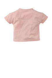 thumbnail: Roze meisjes Z8 mini T-shirt Patrizia van stretchkatoen met printopdruk, korte mouwen en ronde hals