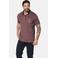 Jan Vanderstorm polo HERFINN  Plus Size donkerrood