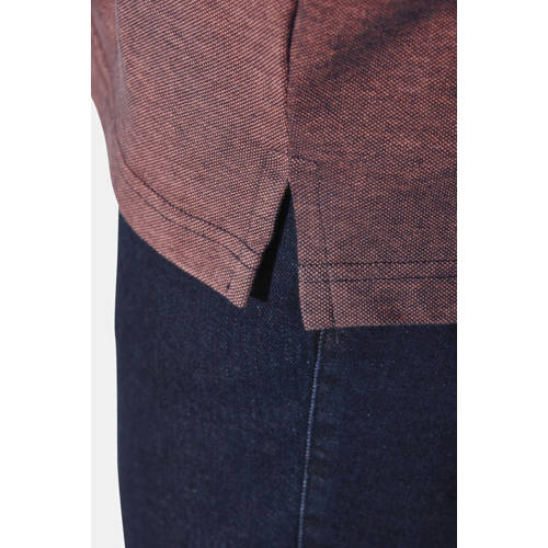 Jan Vanderstorm polo HERFINN Plus Size donkerrood afbeelding