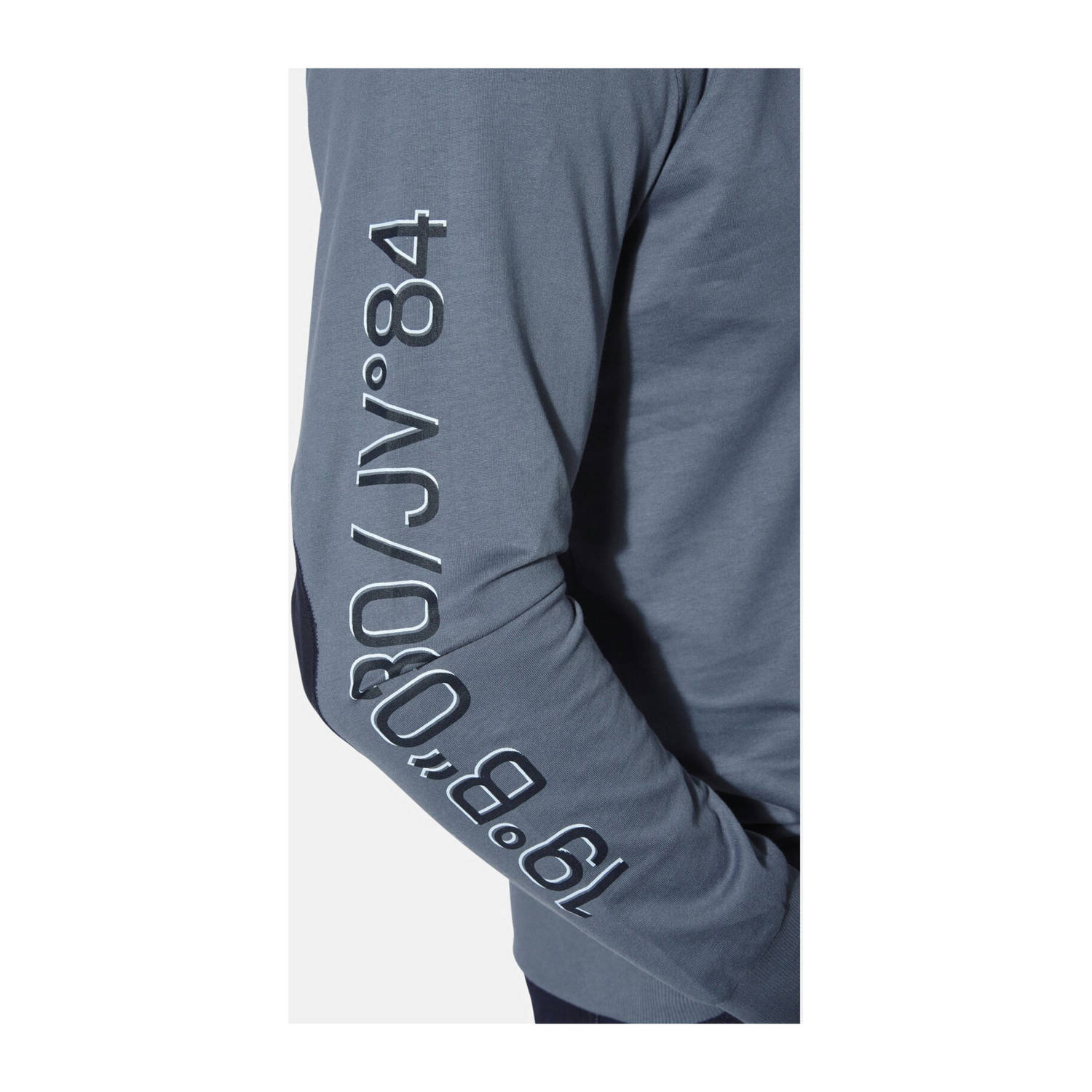 Jan Vanderstorm sweater JORDEBENK Plus Size blauw