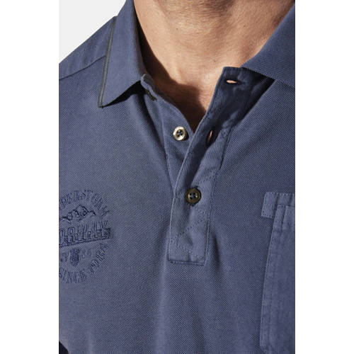Jan Vanderstorm polo Plus Size GUNHELM blauw afbeelding