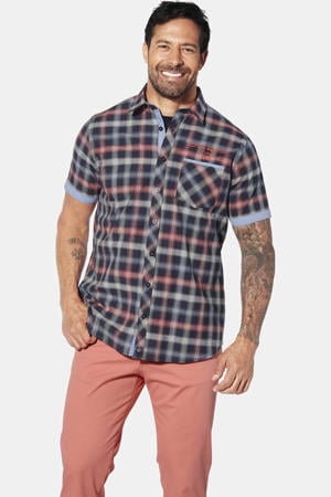 casual overhemd donkerblauw