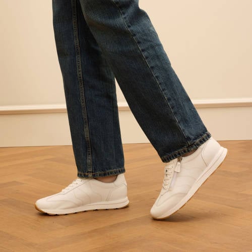 No Stress leren sneakers wit afbeelding