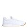 No Stress leren sneakers wit
