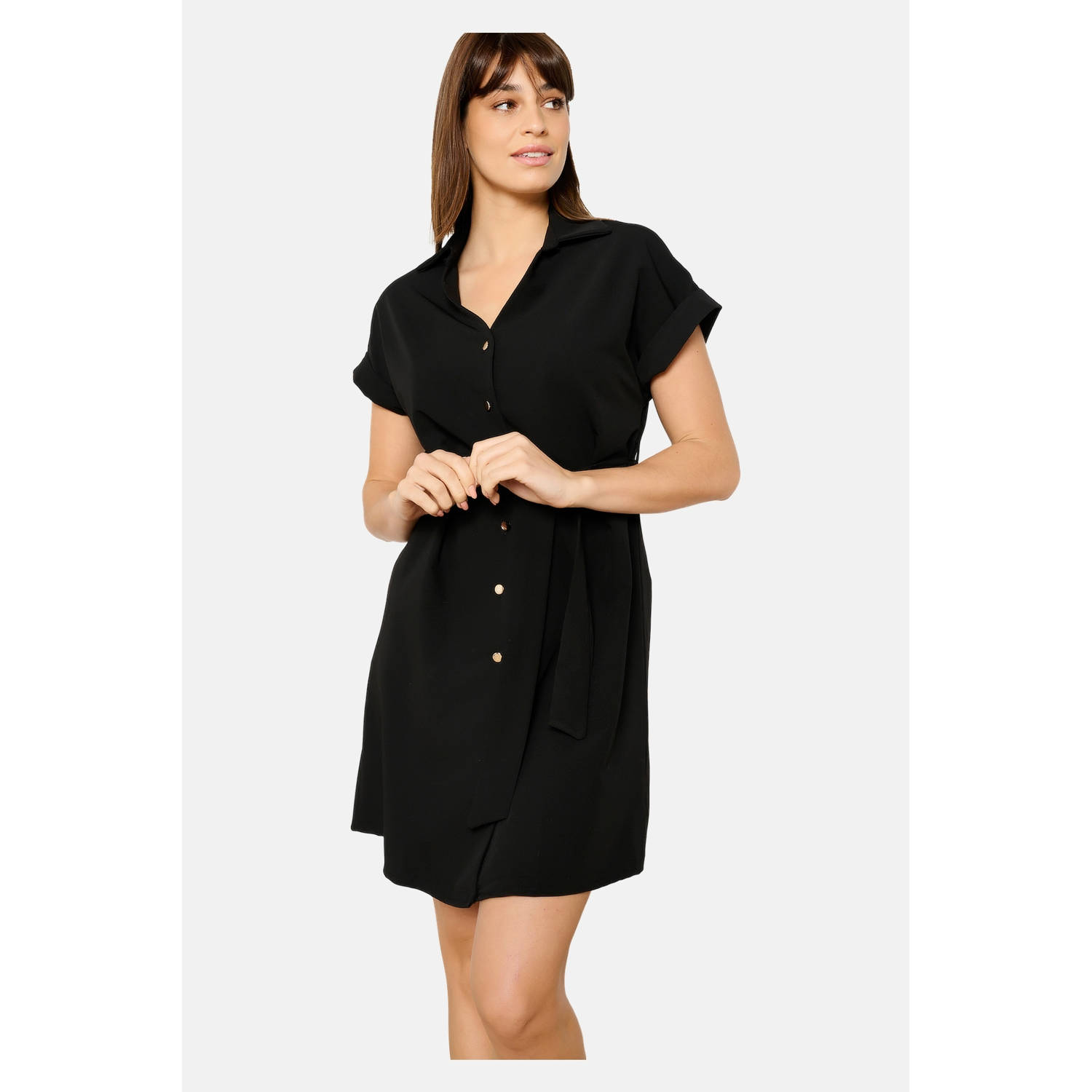 LOLALIZA blousejurk zwart