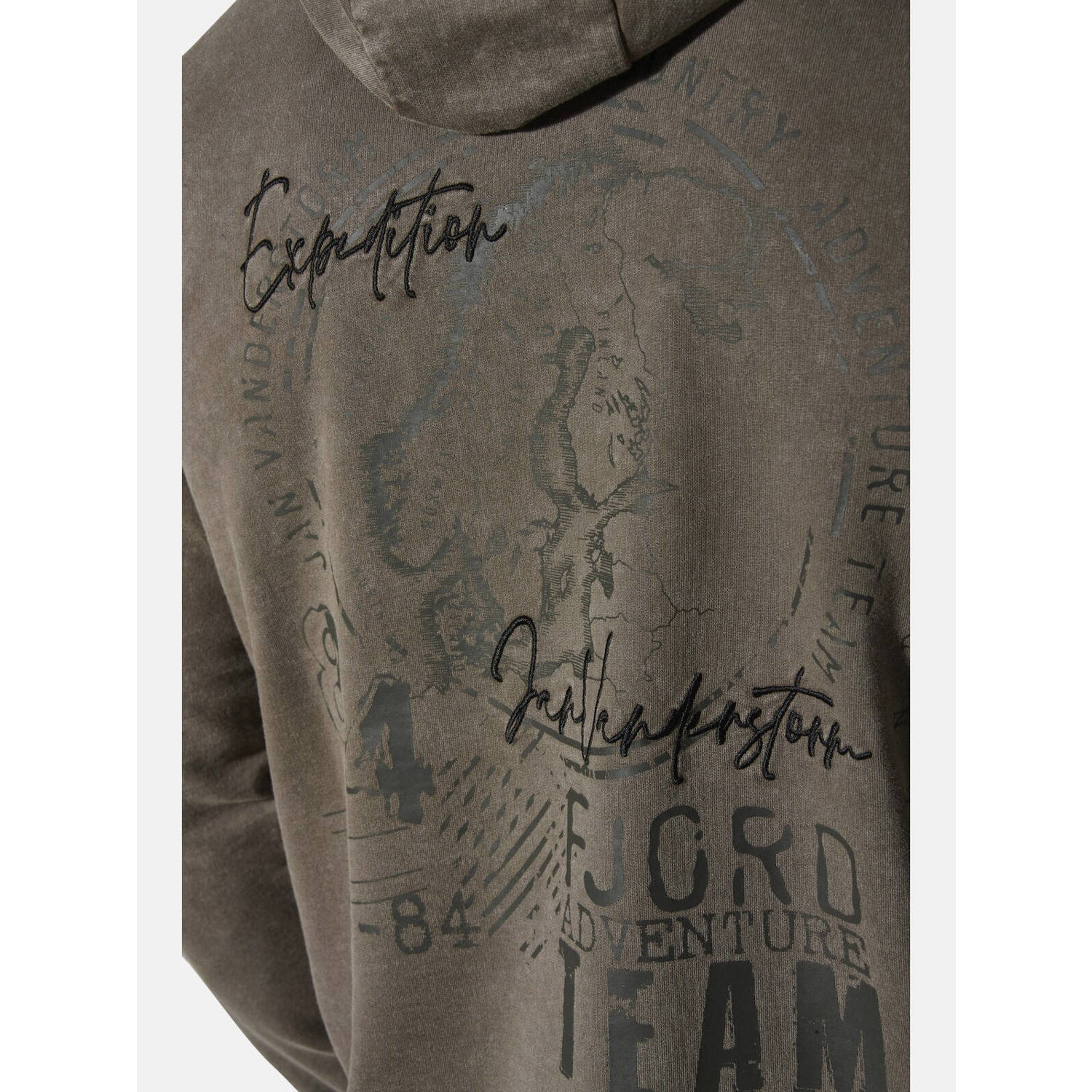 Jan Vanderstorm hoodie bruin