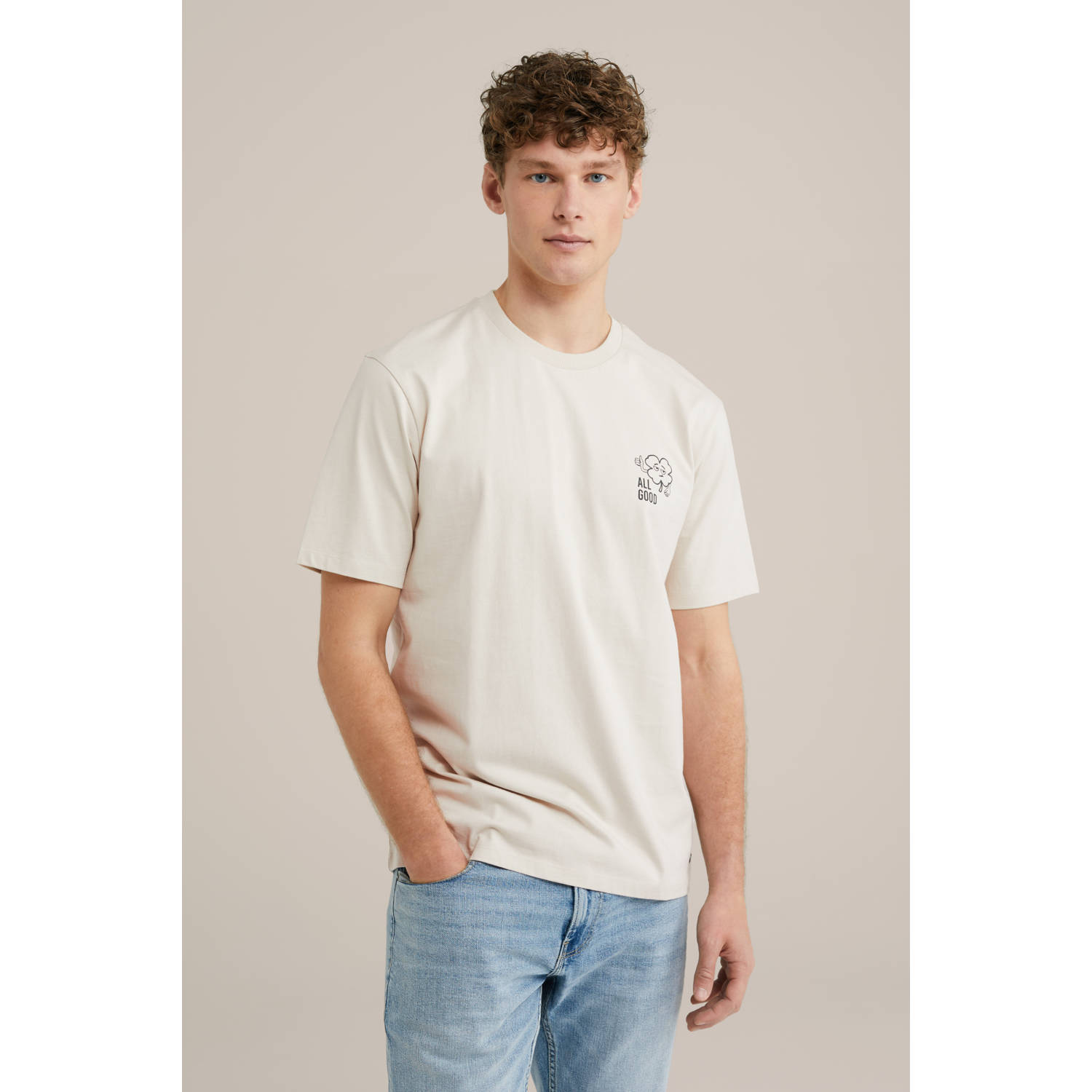 WE Fashion T-shirt ecru