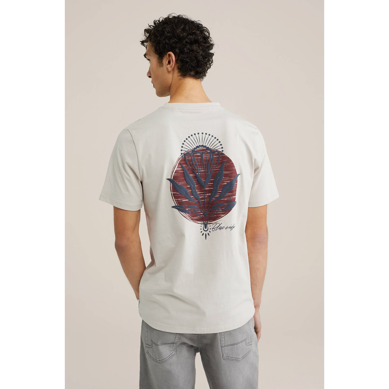 WE Fashion Blue Ridge T-shirt beige