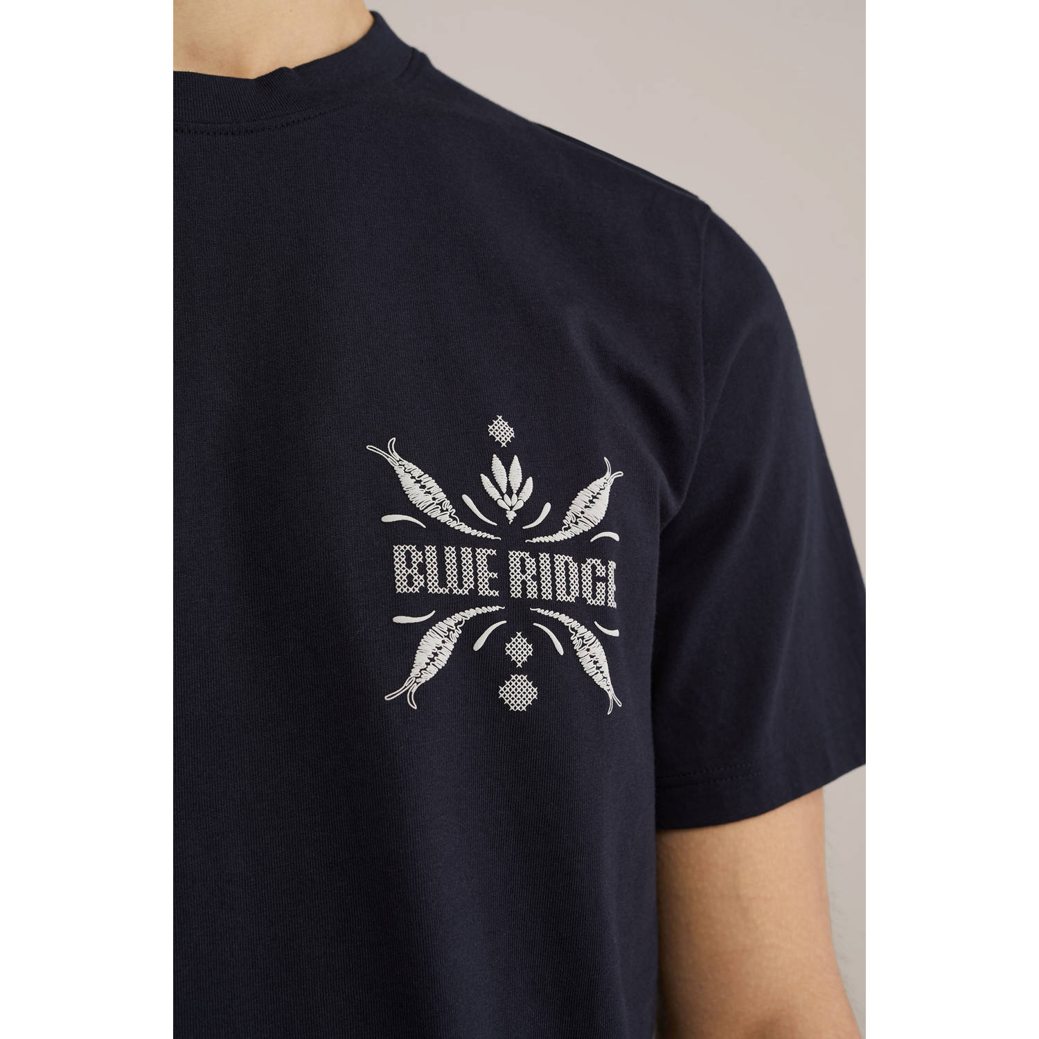 WE Fashion t-shirt donkerblauw