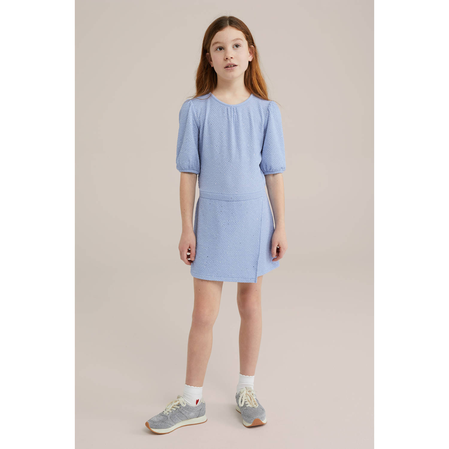 WE Fashion playsuit lichtblauw