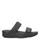 FitFlop TM leren slippers zwart