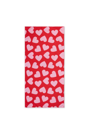 kinderstrandlaken (135x65 cm) Rood