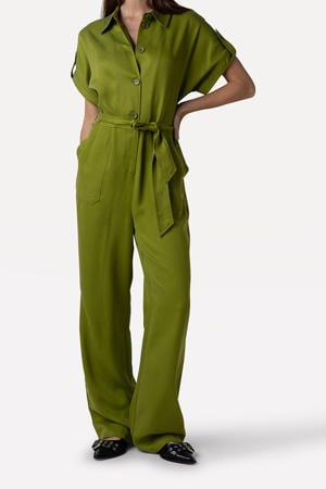 wide leg jumpsuit groen