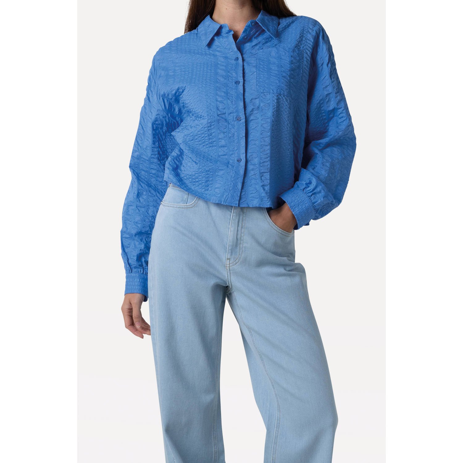 Another-Label blouse blauw