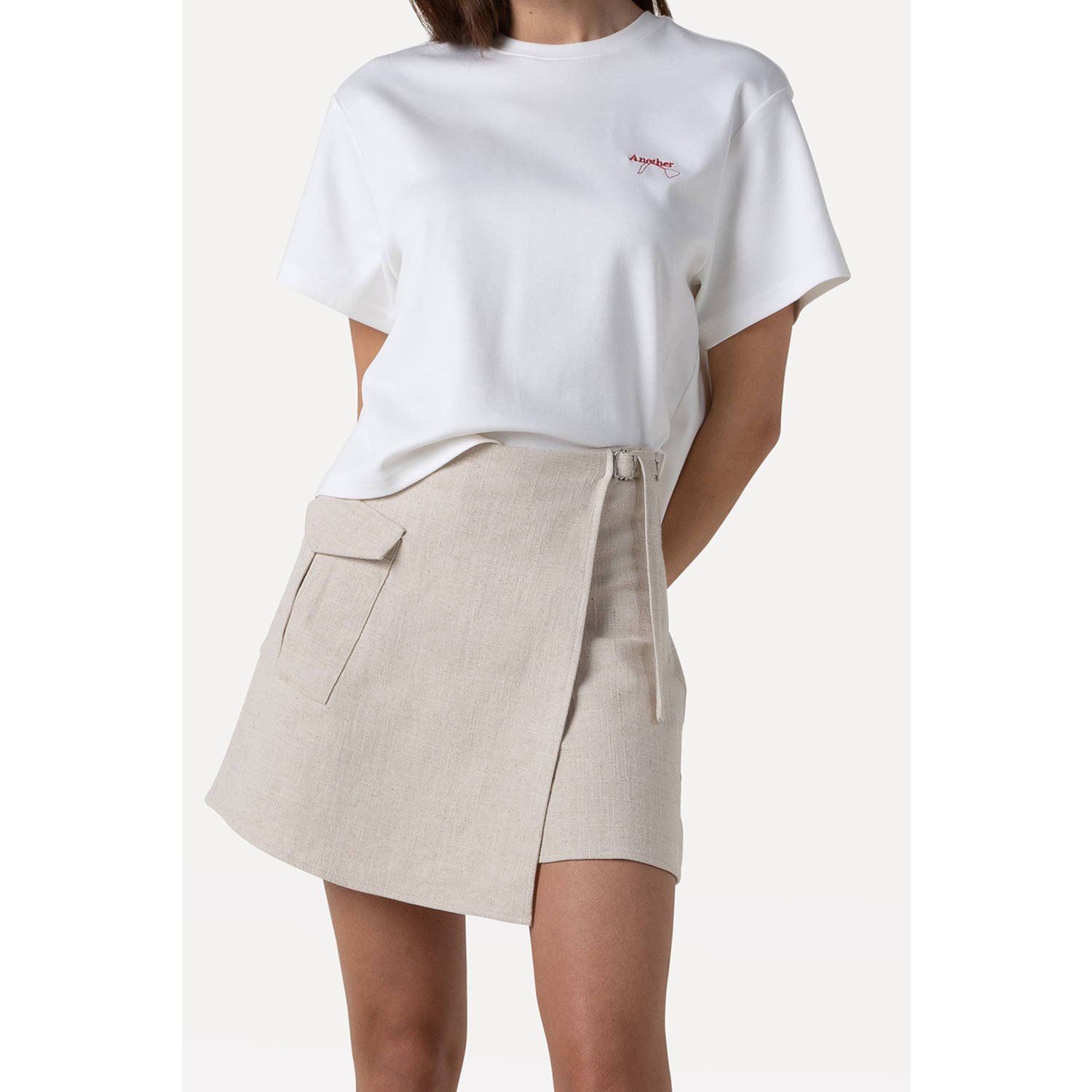 ANOTHER LABEL Dames Rokken Gwen Skort Zand