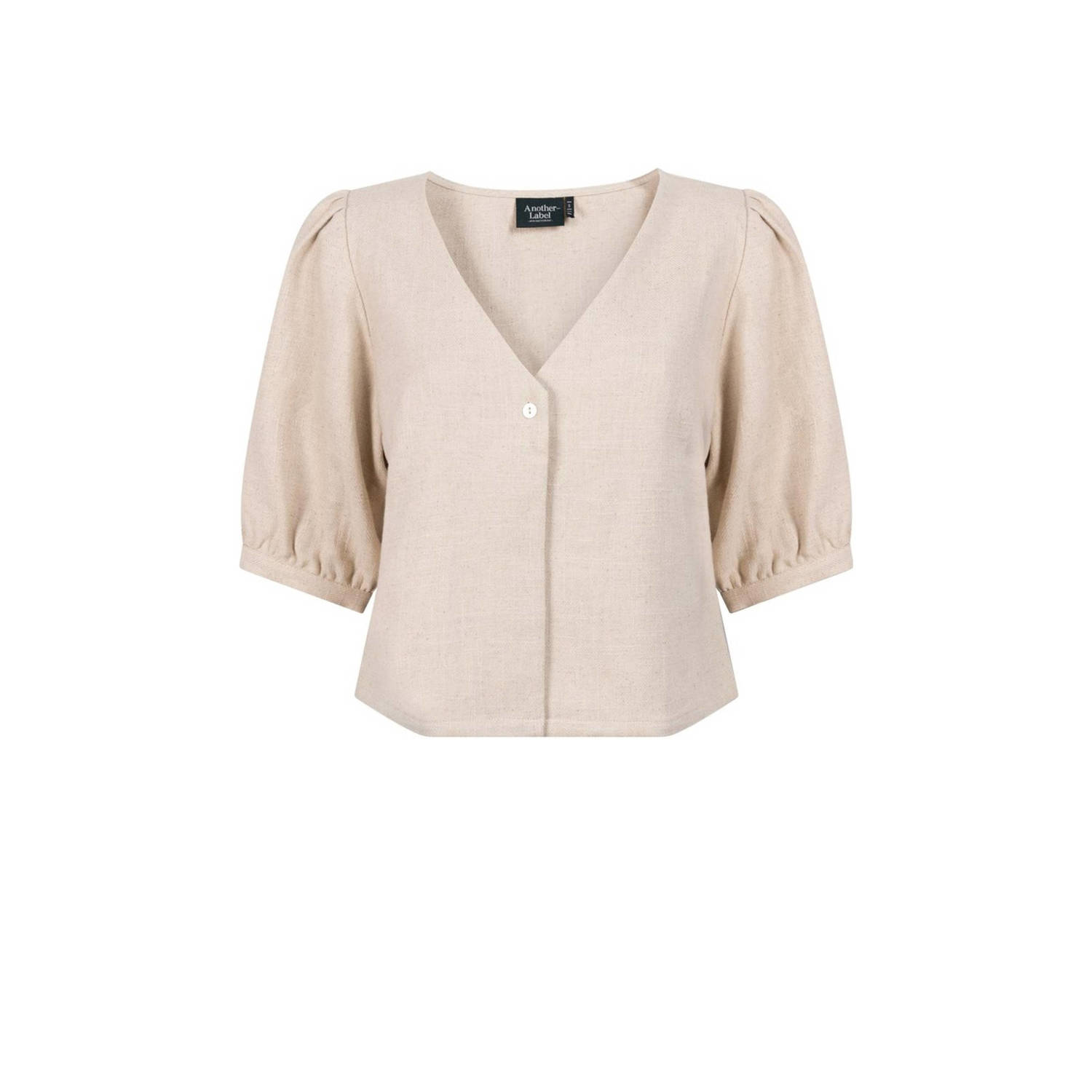 ANOTHER LABEL Dames Blouses Kiek Shirt Zand