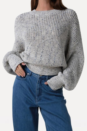 gebreide trui blauw