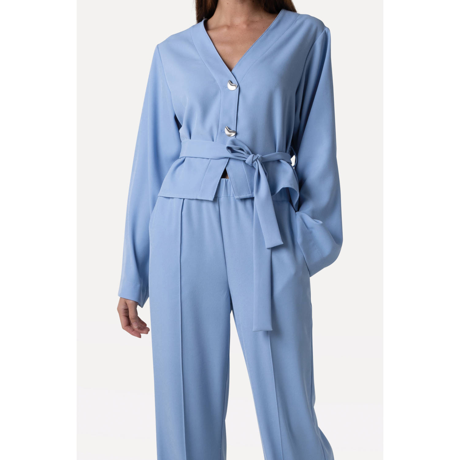 Another-Label top lichtblauw