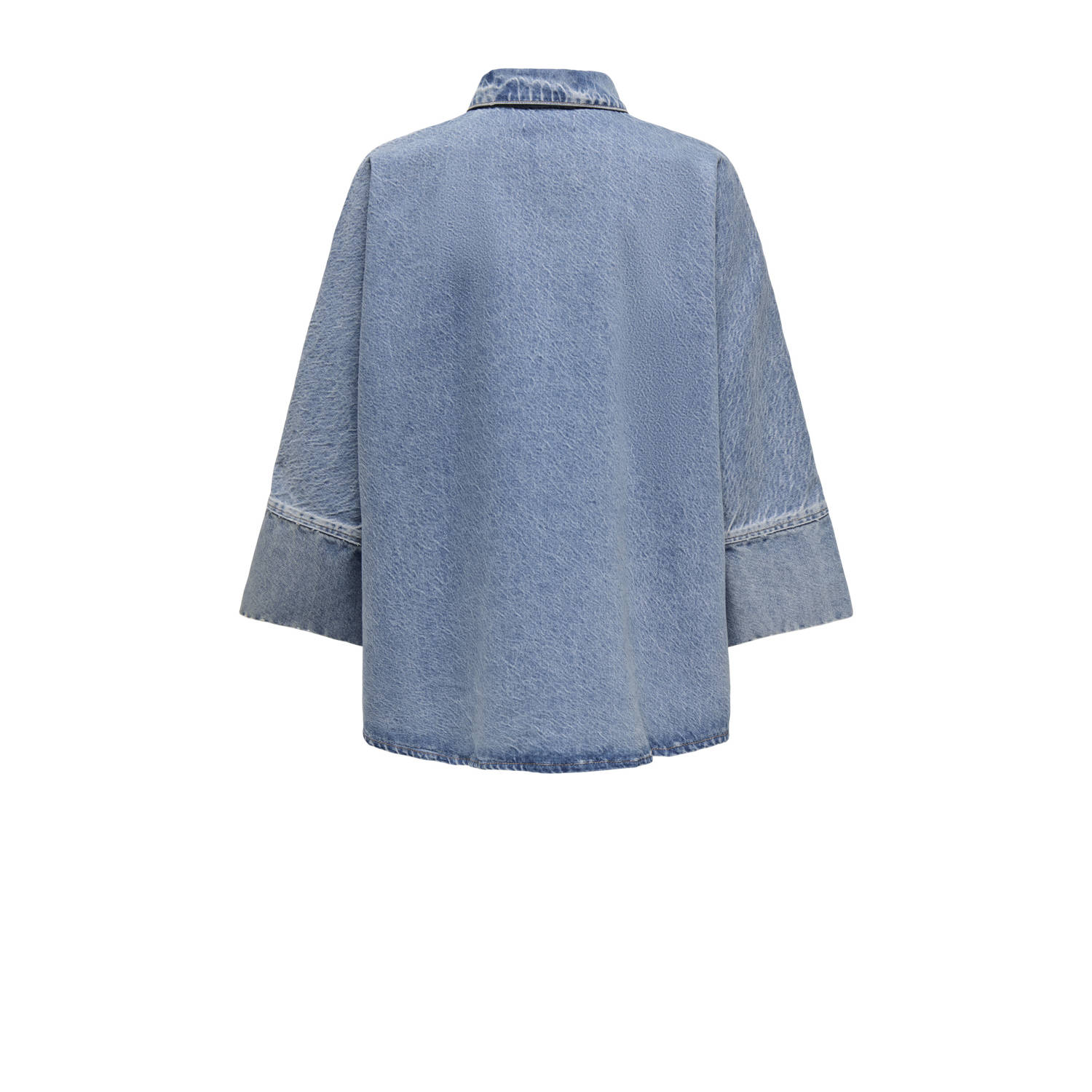 ONLY blouse light blue denim