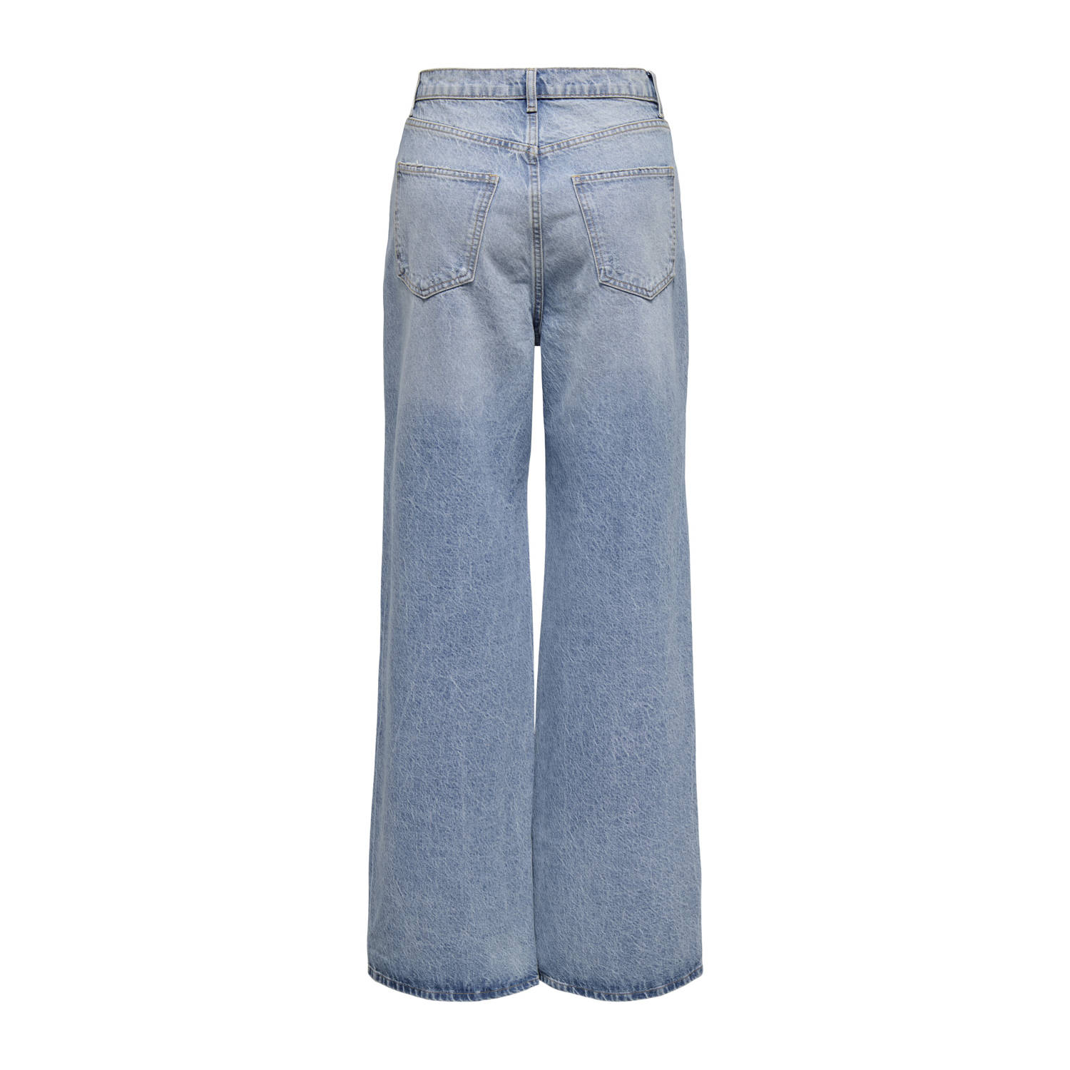 ONLY high waist wide leg jeans light blue denim