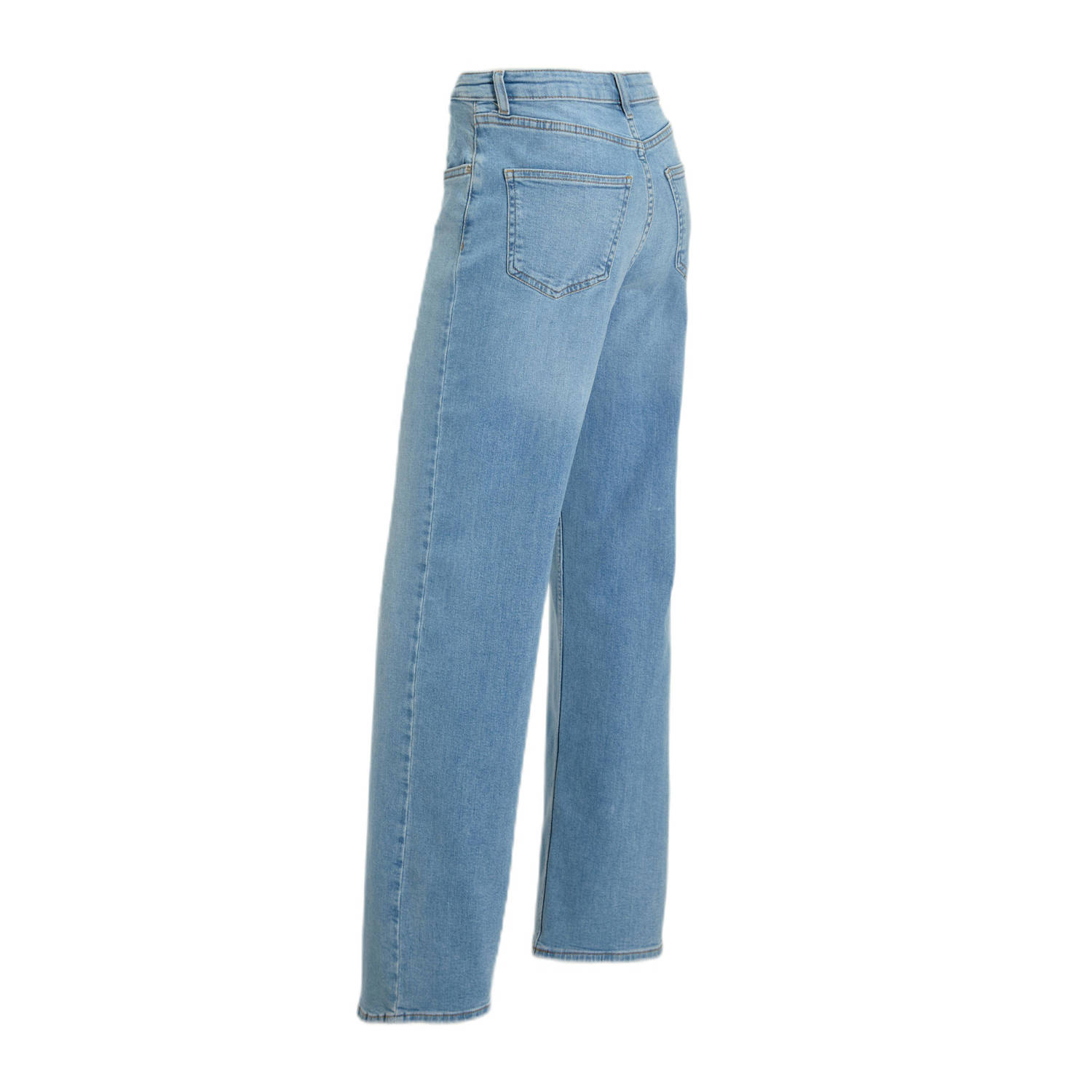 ONLY high waist wide leg jeans light blue denim