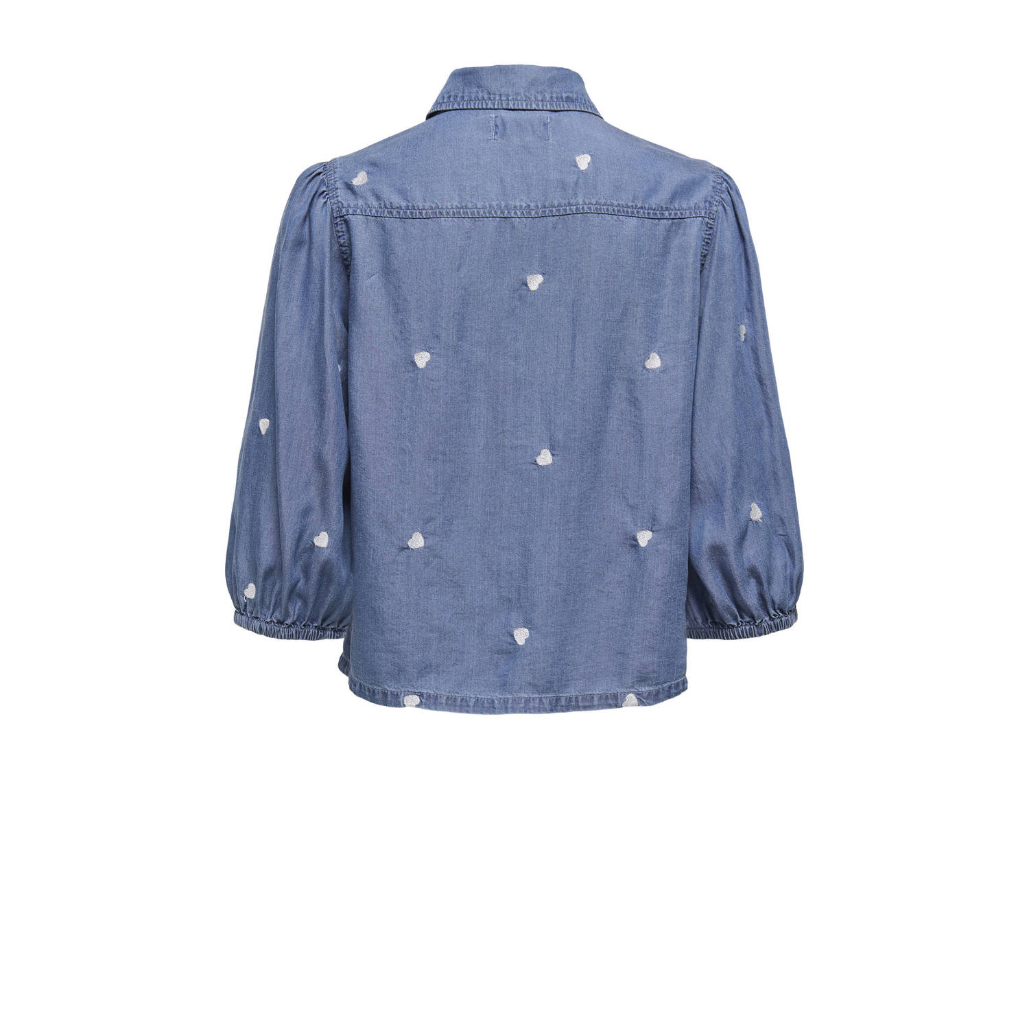 ONLY blouse medium blue denim