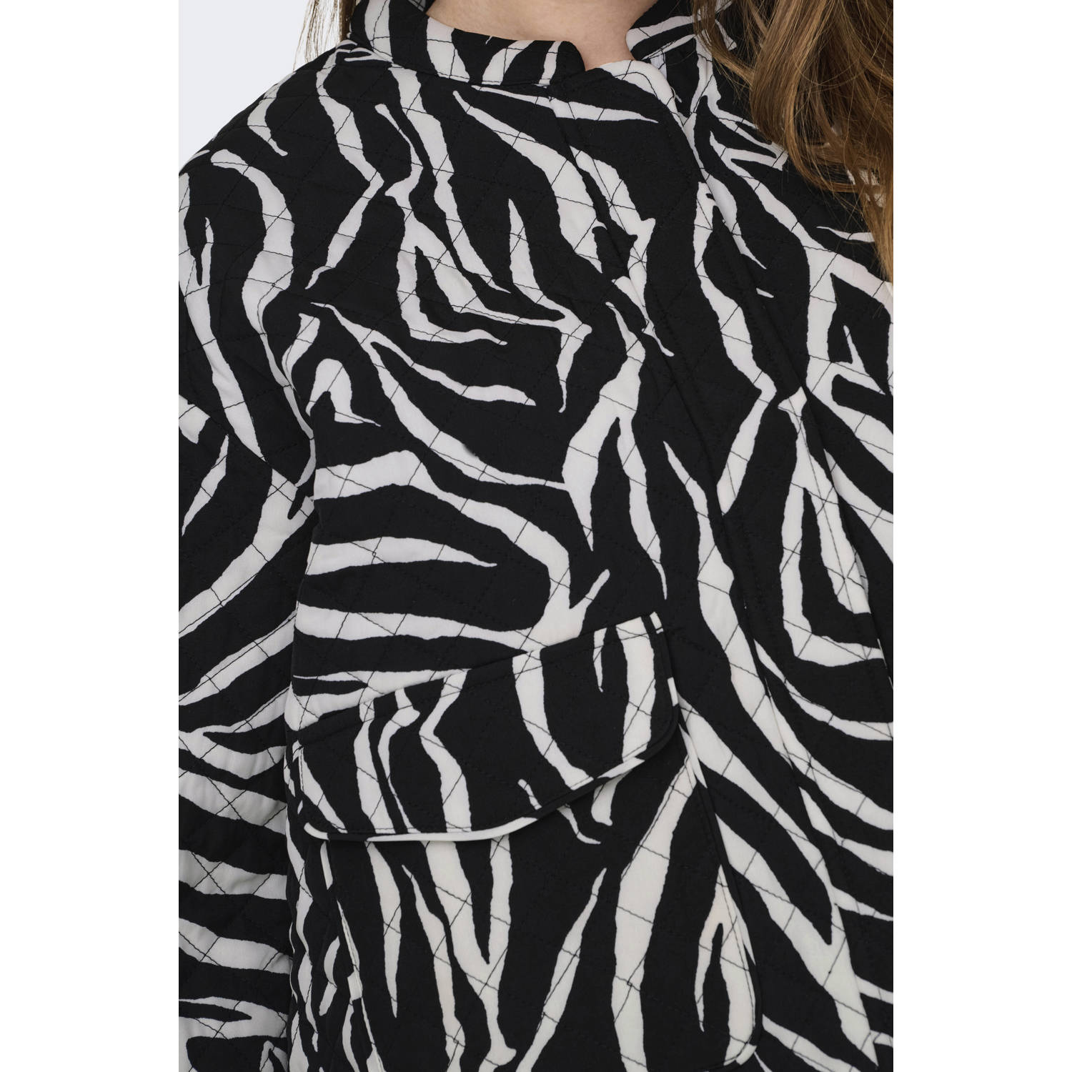 ONLY CARMAKOMA jasje quilted zwart