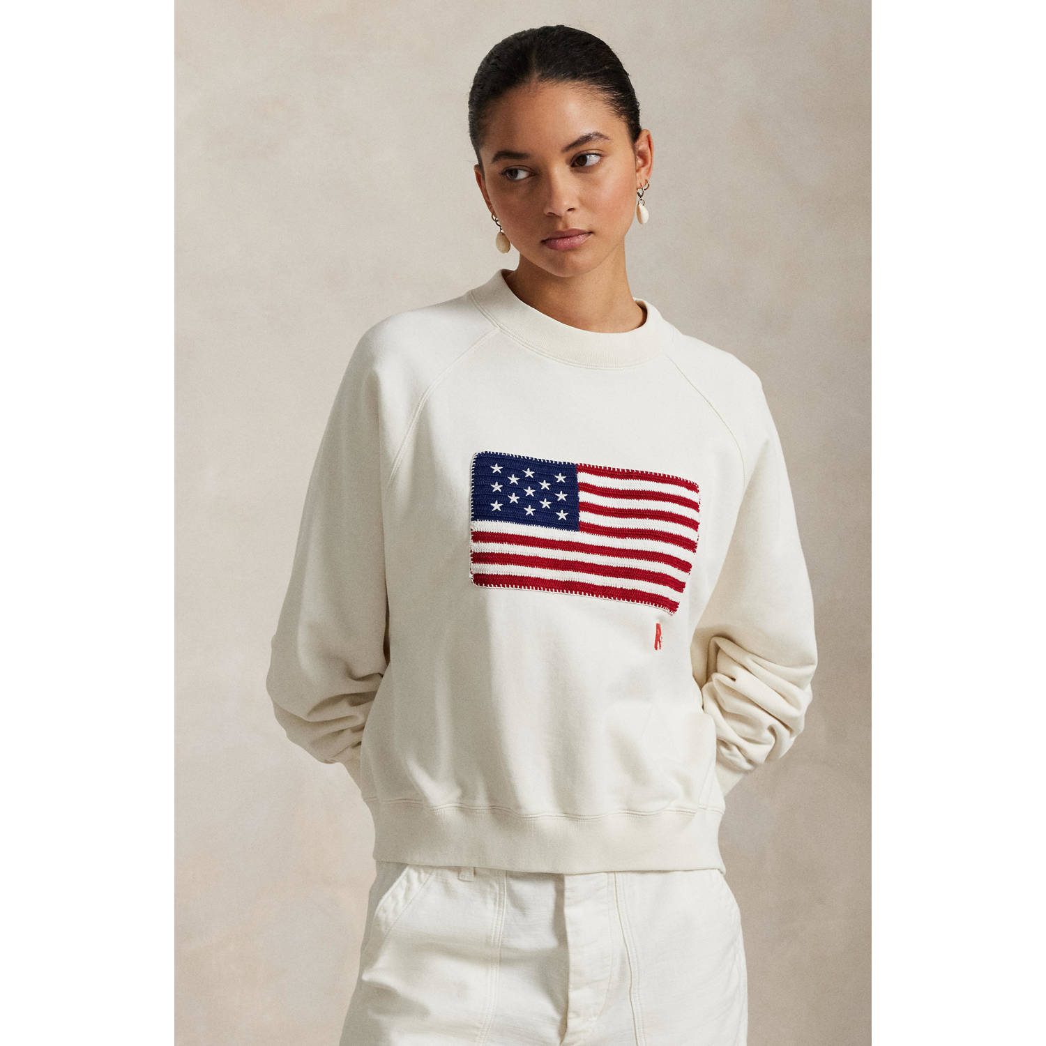 Polo Ralph Lauren Sweatshirt met motief- en labelstitching