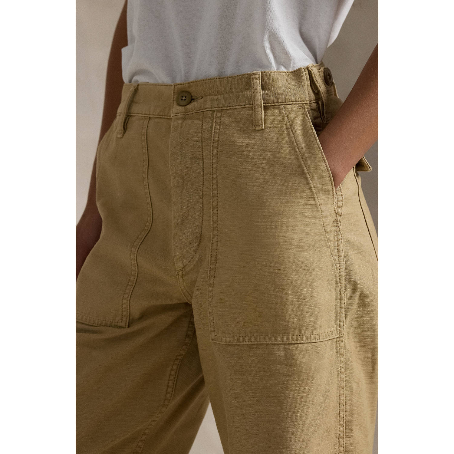 POLO Ralph Lauren wide leg jeans beige